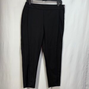 🍾Ellen Tracy Black Straight Leg side, zip Pants: